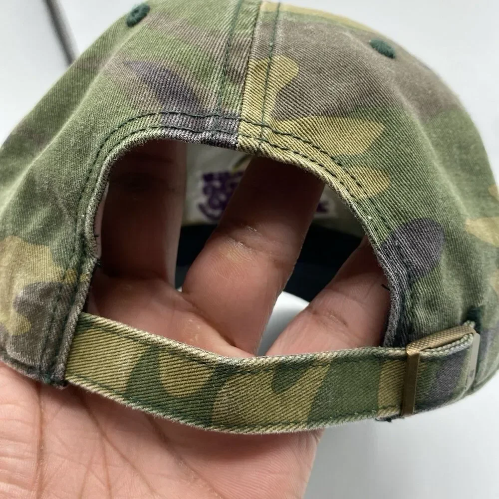 Los Angeles Lakers Hat Adjustable 47 Brand Gren Camo Clean Up MLB Strapback NWOT